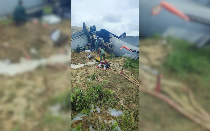 ভারতের আসামে বিমানবাহিনীর বিমান বিধ্বস্ত