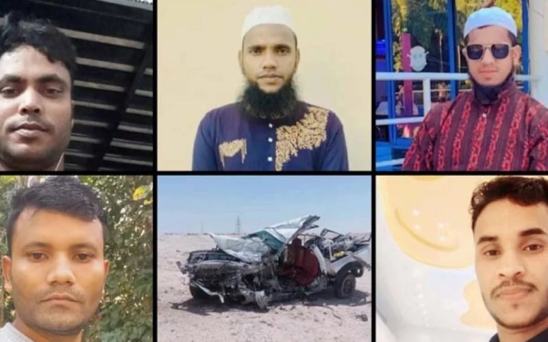 কাতারে দুর্ঘটনায় নিহত পাঁচ প্রবাসীর মরদেহ সিলেটে পৌঁছেছে
