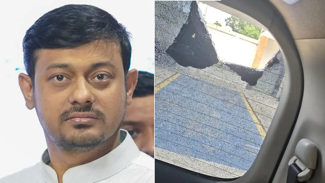 এনসিপি নেতা নাসীরুদ্দীন পাটওয়ারীর গাড়িতে হামলা