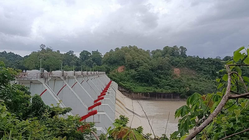 কাপ্তাই বাঁধের ১৬ জলকপাট বন্ধ করা হয়েছে