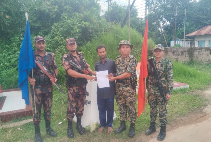 হারিয়ে যাওয়া বুদ্ধি প্রতিবন্ধী যুবক ভারতে, পতাকা বৈঠকে দেশে ফেরত