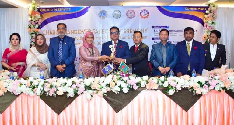 ‘লায়ন্স ক্লাব অব চিটাগং ডায়নামিক সিটি’র প্রেসিডেন্ট লায়ন সালমা আদিল