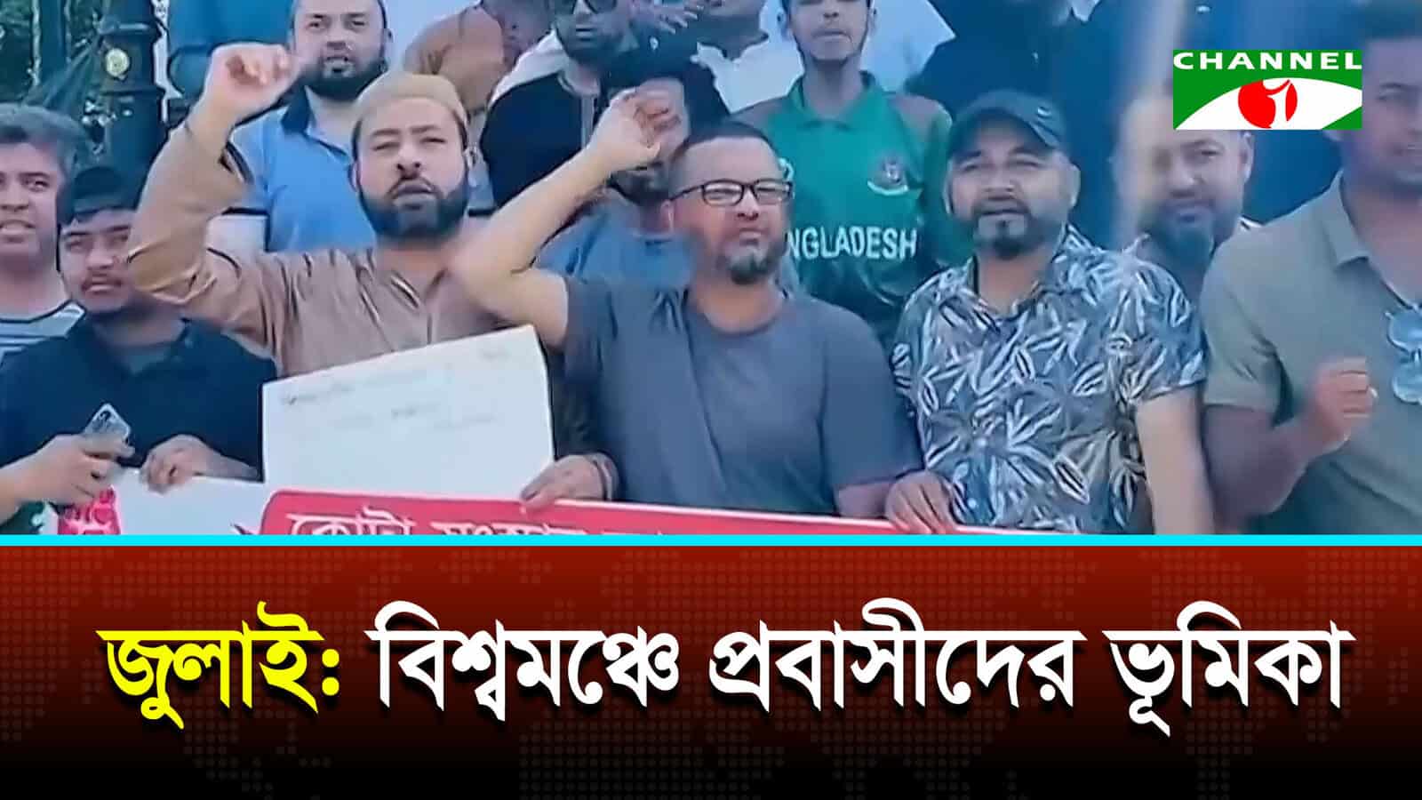 জুলাইয়ে বিশ্বমঞ্চে মুখপাত্র হয়ে উঠেছিলেন প্রবাসীরা