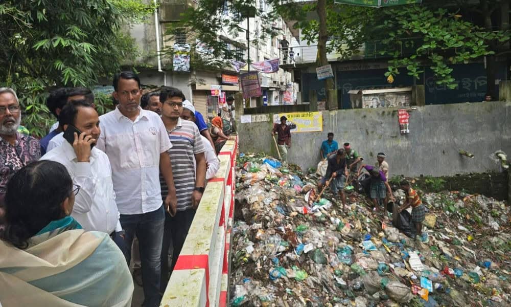 স্কুলের সামনে ময়লার স্তূপ, ‘হ্যালো ডিসি’তে অভিযোগে সমাধান