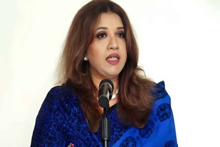 ছবি: পররাষ্ট্র প্রতিমন্ত্রী শামা ওবায়েদ ইসলাম (সংগৃহীত)।