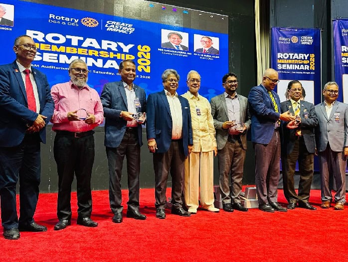রোটারি ইন্টারন্যাশনালের সম্মানজনক পদক পেলেন ডা. হাবিবুল্লাহ তালুকদার